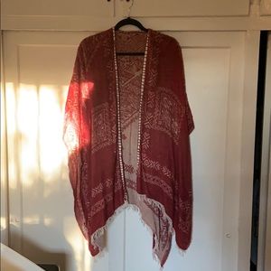 Reversible poncho